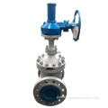 Hard-sealed Large-diameter Flat Gate Valve Gas Flat gate valve Manufactory